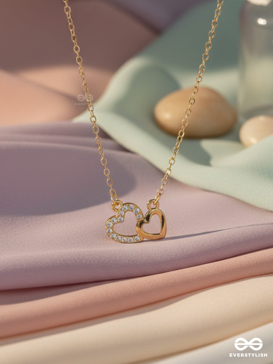 Heartsync - Dual Heart Charm Necklace