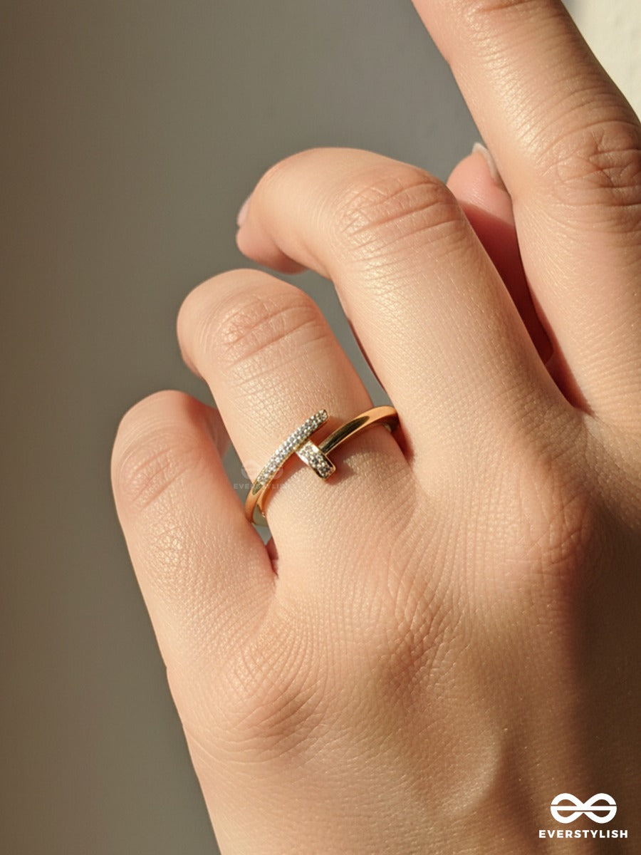 Spark T-Bar - Open Design Ring
