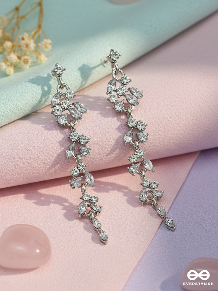 Shimmer Climb - Organic Drop Earrings