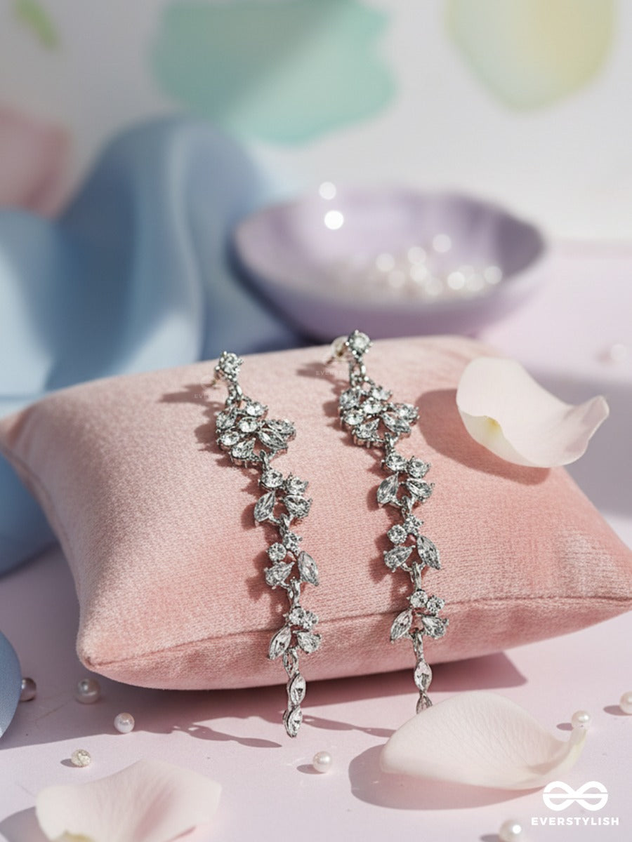 Shimmer Climb - Organic Drop Earrings