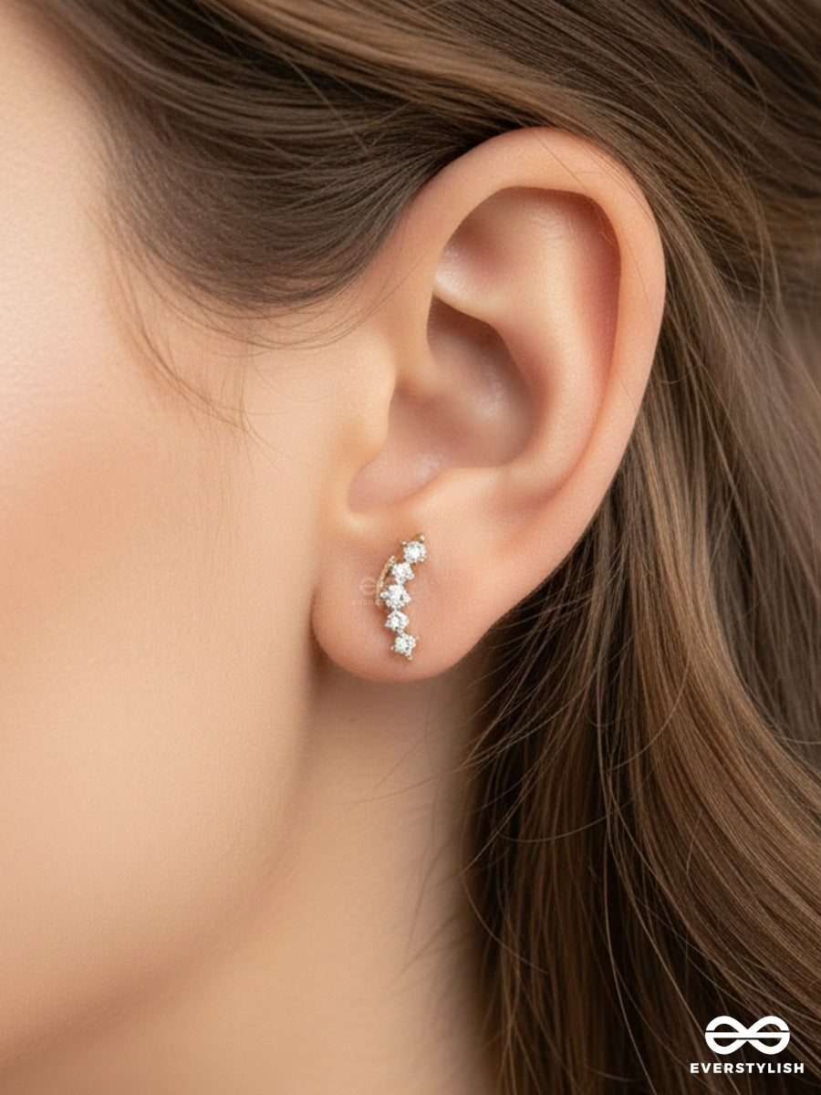 Moonveil - Crystal Stud Earrings