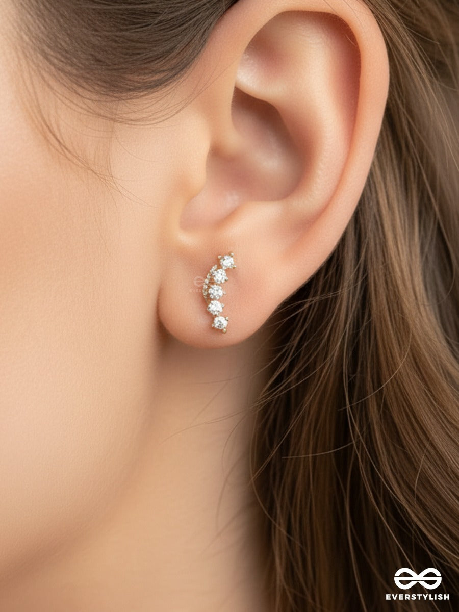 Moonveil - Crystal Stud Earrings
