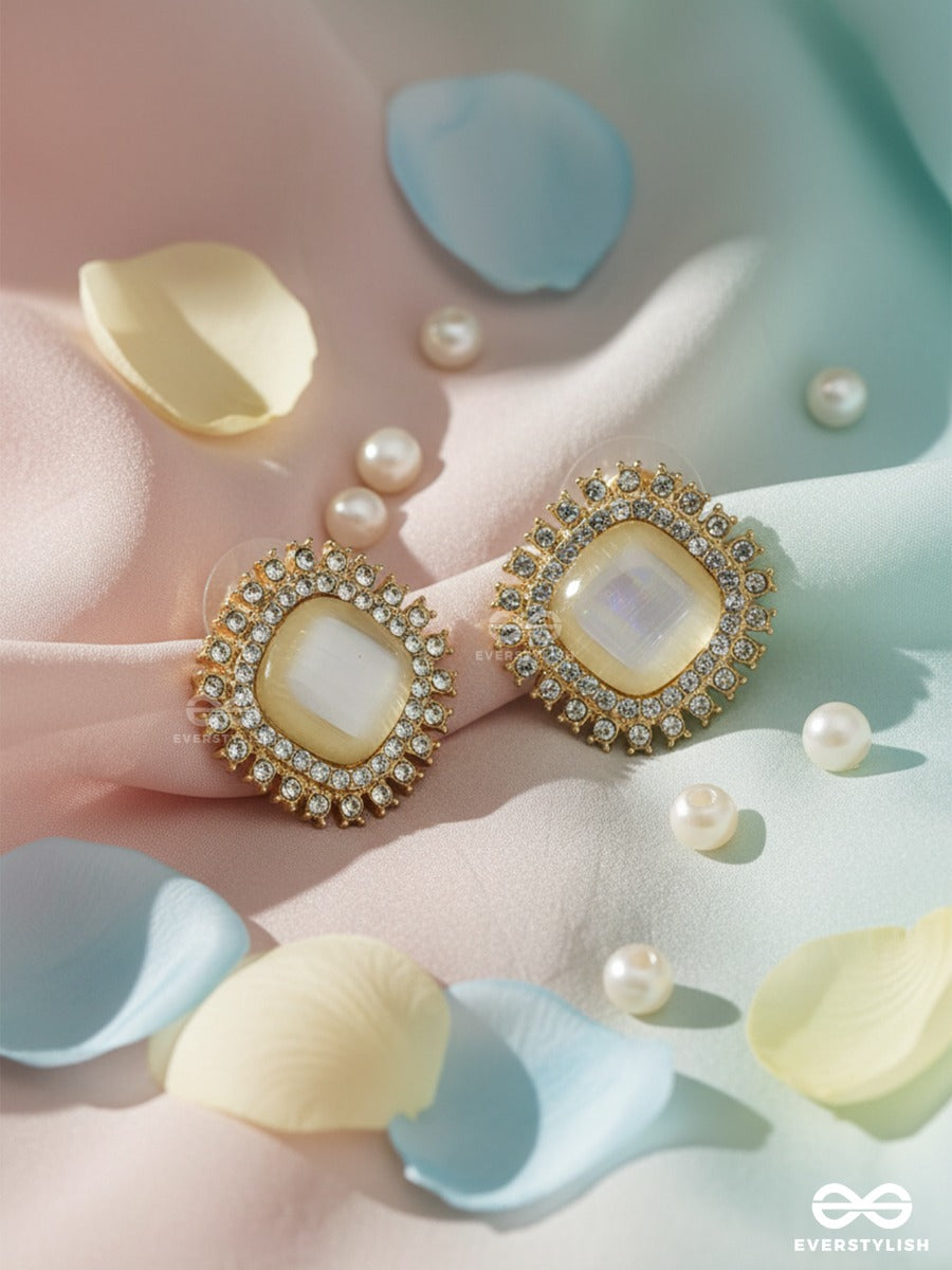 Solstice Glow - Sunburst Stud Earrings