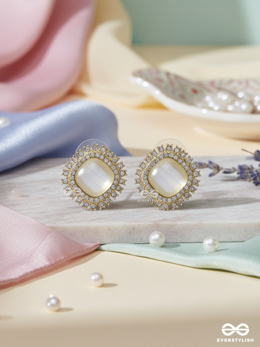 Solstice Glow - Sunburst Stud Earrings