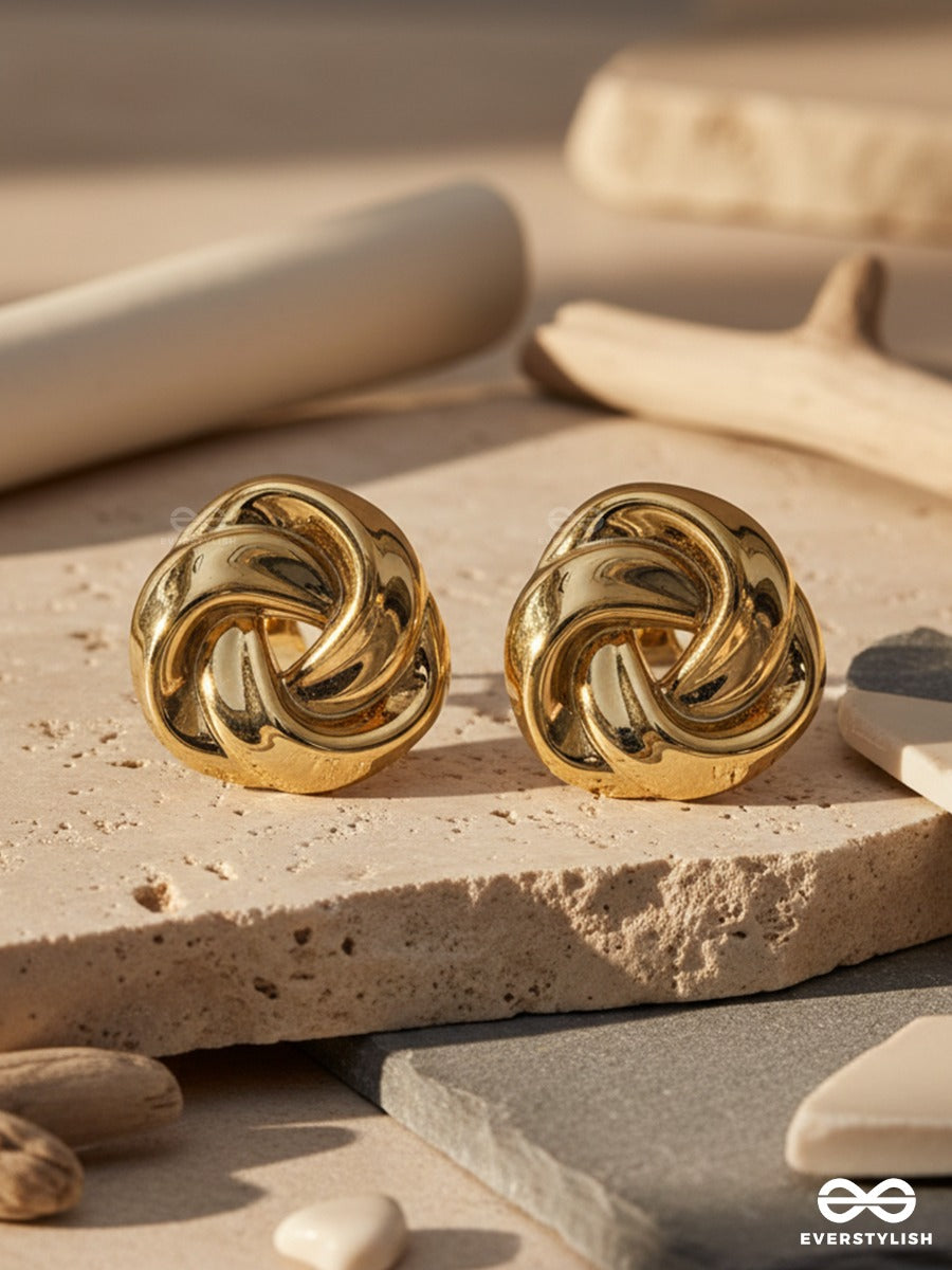 Braid Core - Chunky Knot Stud Earrings
