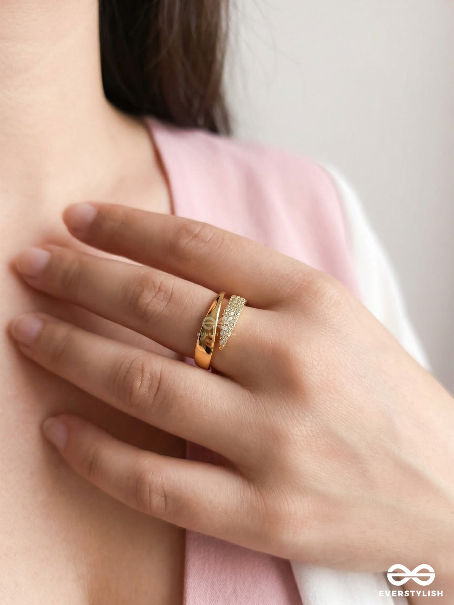 Glint Wrap - Pave Statement Ring