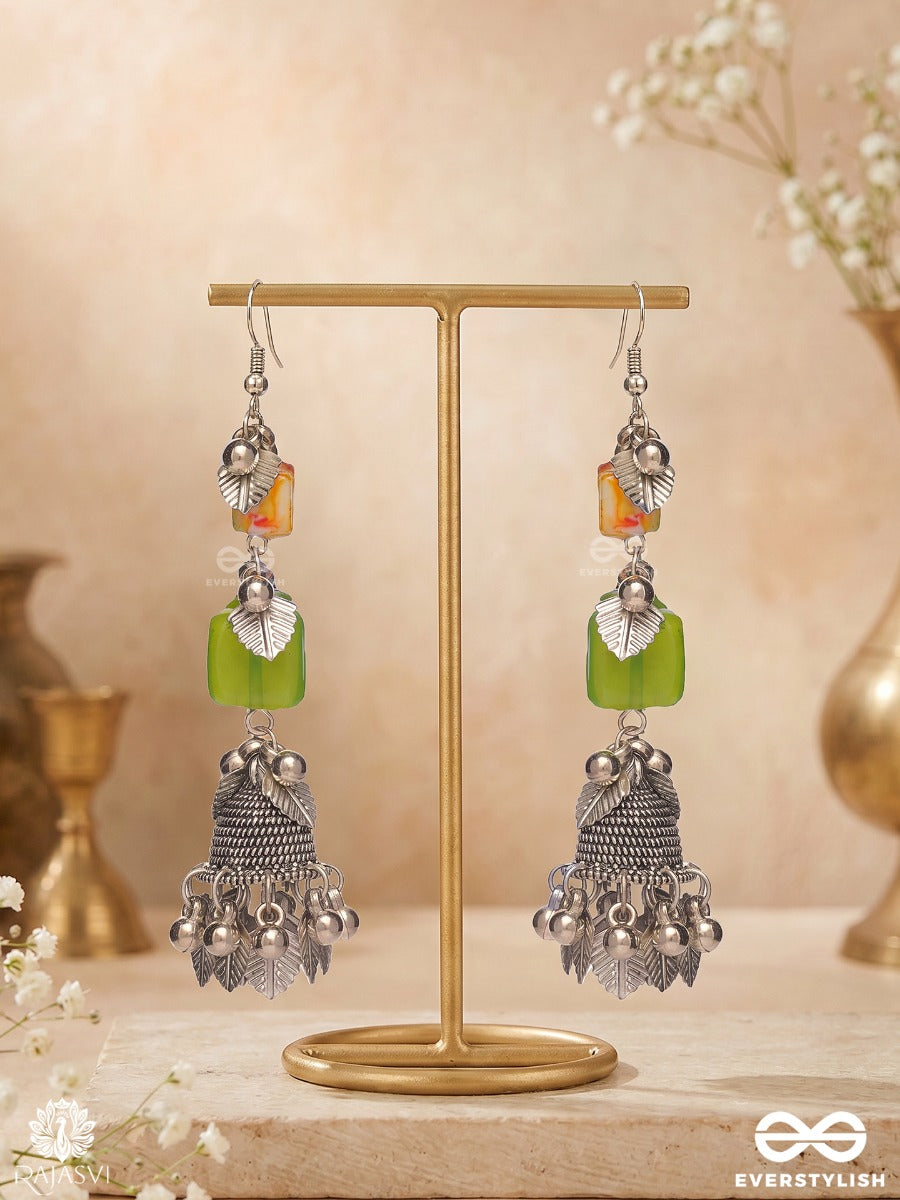 Kesari Bel - Boho Jhumki Earrings