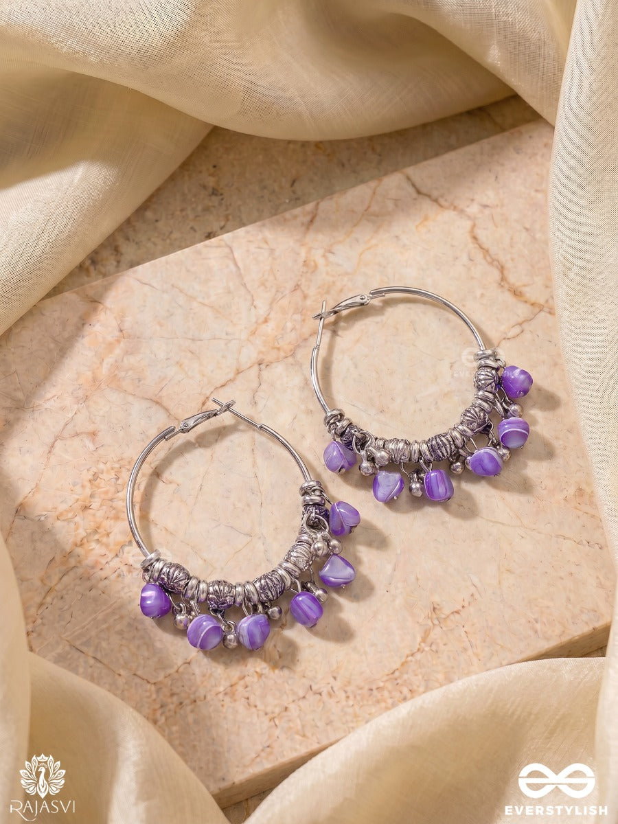 Noor Jhumar - Charm Hoop Earrings