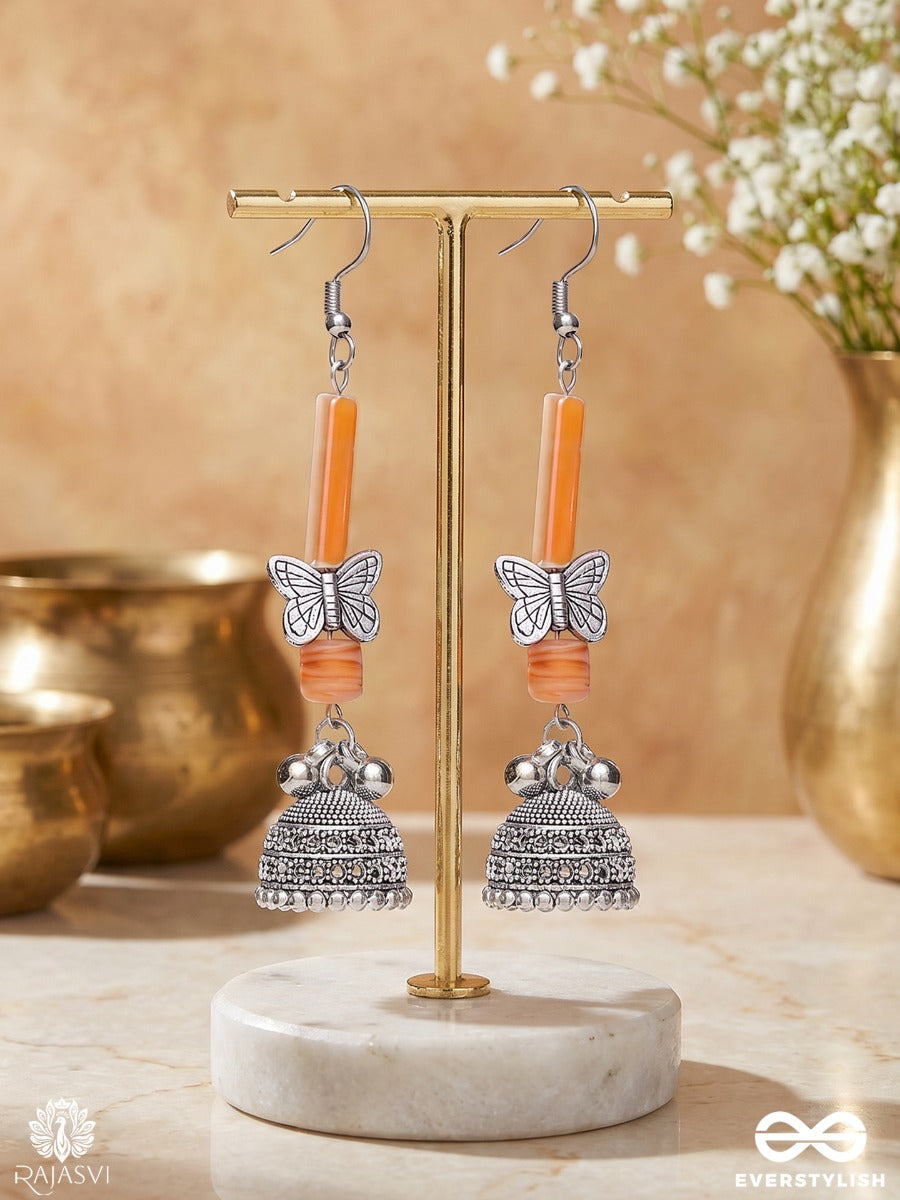 Kesari Nupur - Boho Jhumki Earrings
