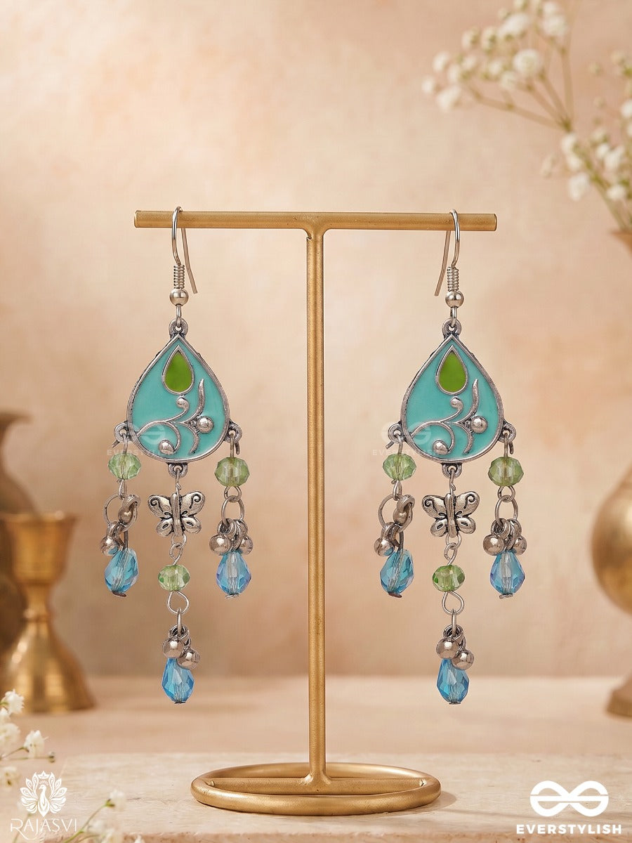 Sheen Patti - Oxidised Festive Earrings