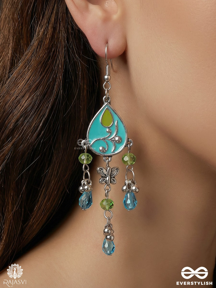 Sheen Patti - Oxidised Festive Earrings