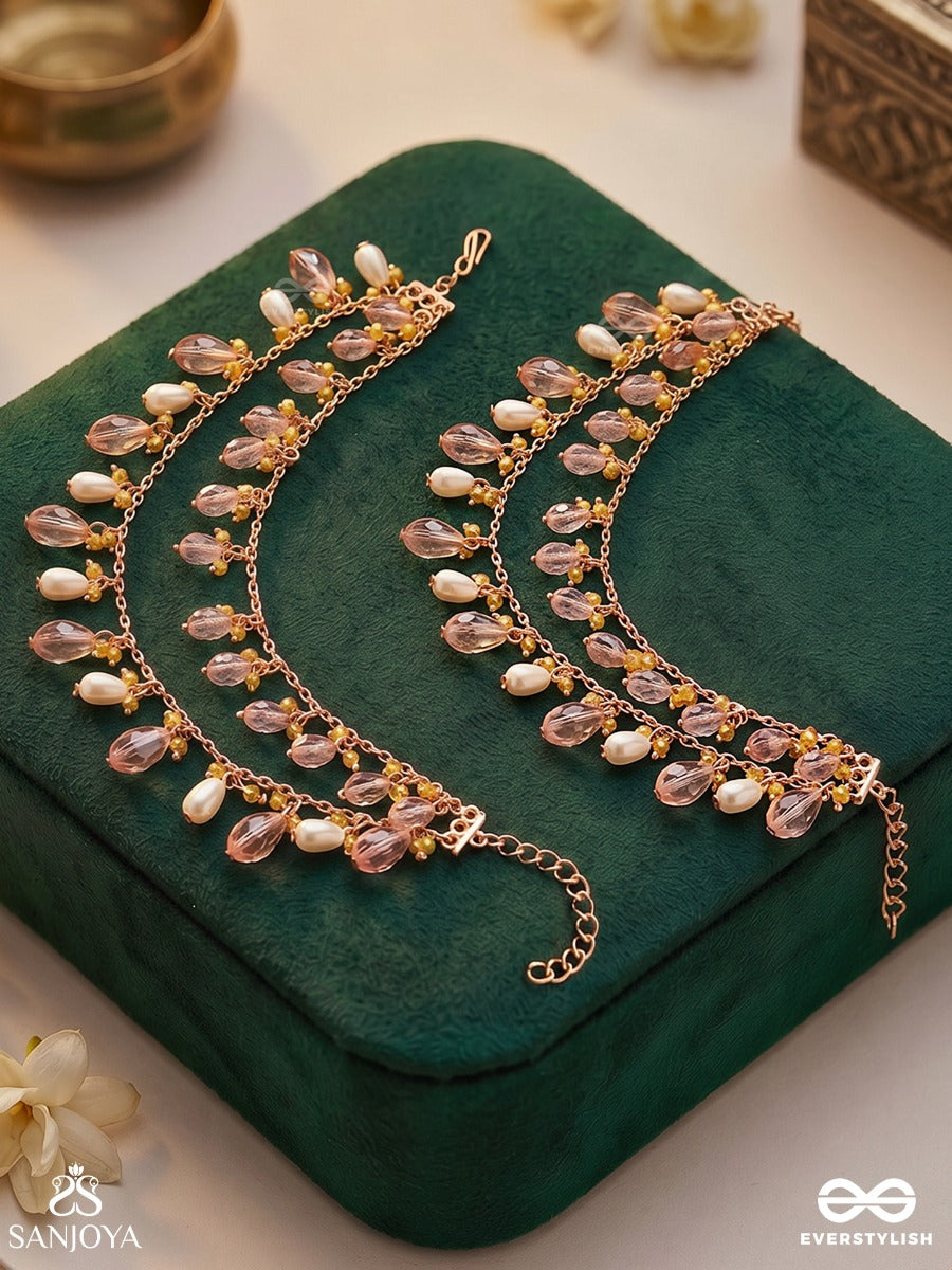 Farishta – Angelic Beauty – Decorative Earchain With Ornamental Links And Multi-Drop Elements