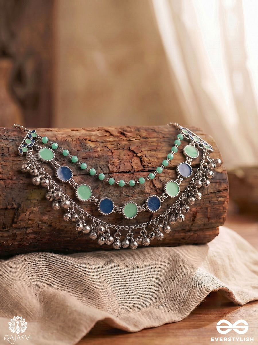 Zarmehra Dorkaar – Oxidised Festive Choker With Artisan Metalwork