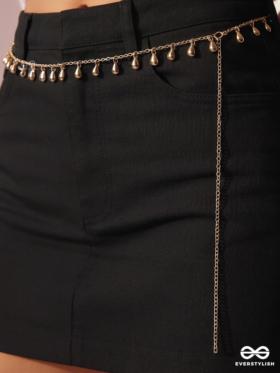 Dainty Drizzle – Charm Dangle Waist Chain