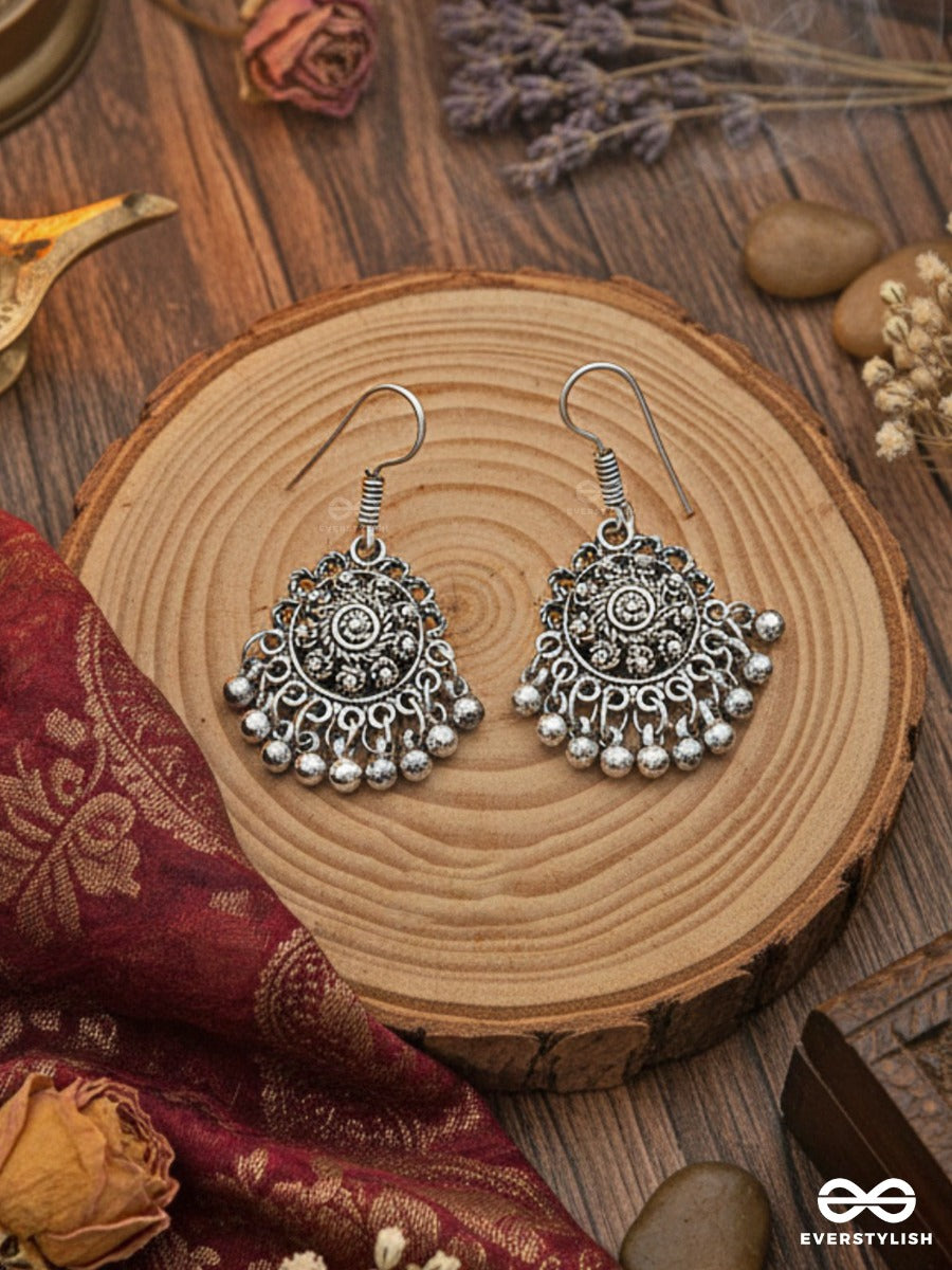 The Motif Circles - The Oxidised Dangler Collection