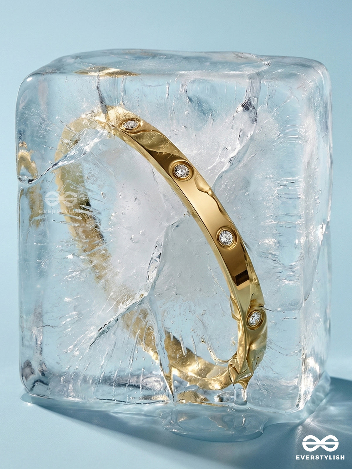 Giora Italia - Studded Aura –  Stainless Steel 18K Gold Plated Anti-Tarnish Stone Bracelet