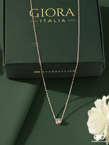 Giora Italia - The Golden Speck –  Stainless Steel 18K Gold Plated Anti-Tarnish Necklace