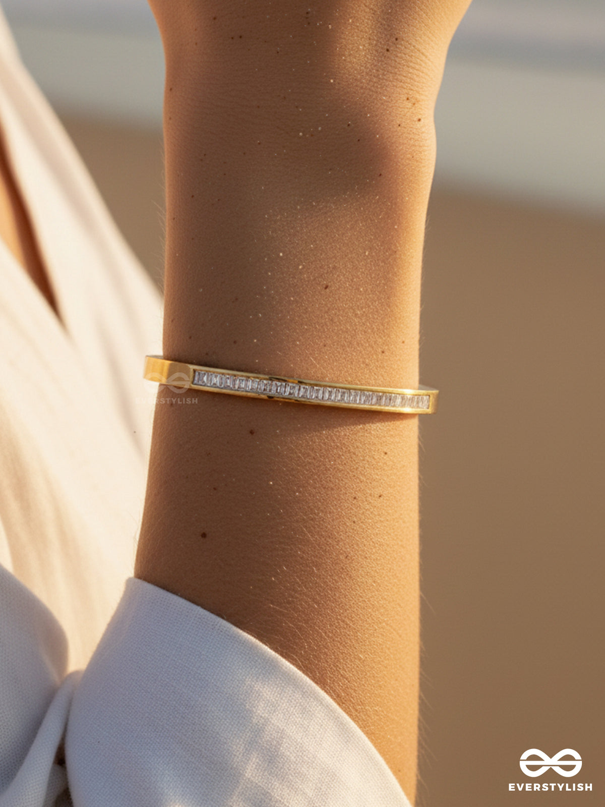 Giora Italia - Valéra –  Stainless Steel 18K Gold Plated Anti-Tarnish Timeless Stone Bracelet