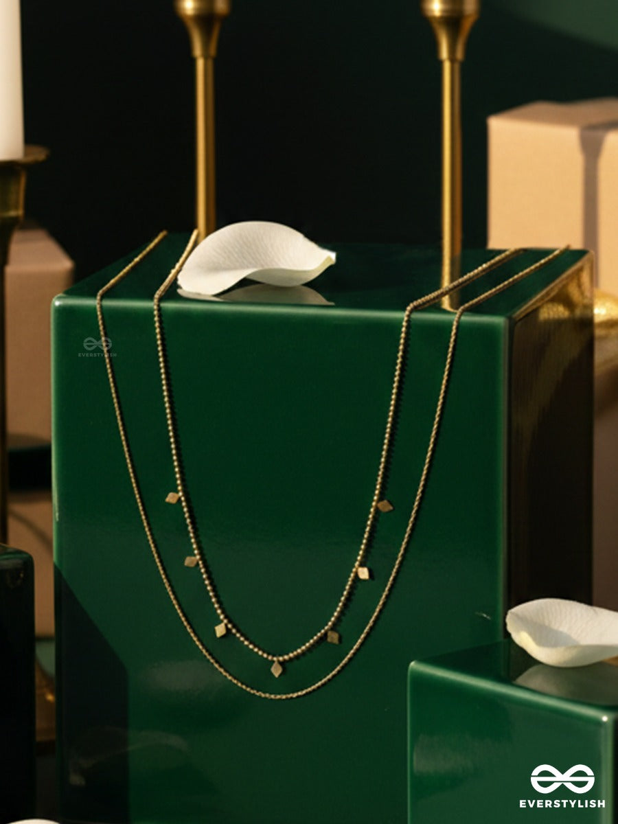 Giora Italia - Soléne –  Stainless Steel 18K Gold Plated Anti-Tarnish Necklace With Charms