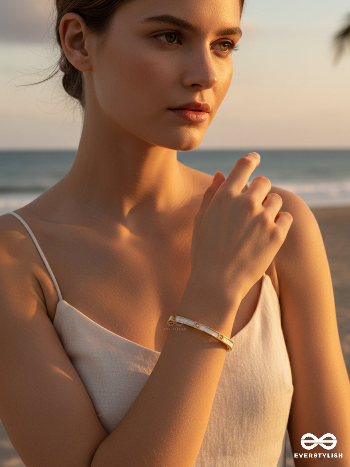 Giora Italia - Noéra –  Stainless Steel 18K Gold Plated Anti-Tarnish Modern Link Bracelet