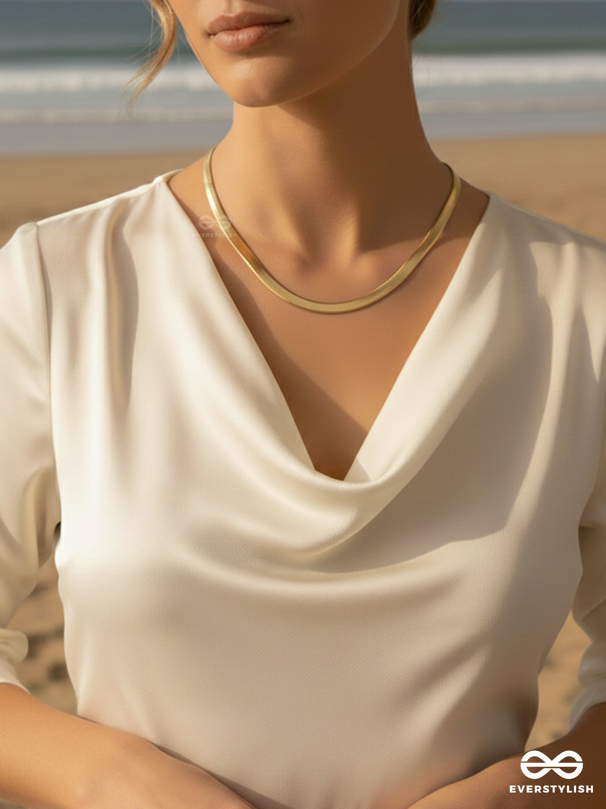 Giora Italia - The Golden Armour –  Stainless Steel 18K Gold Plated Anti-Tarnish Chain Necklace