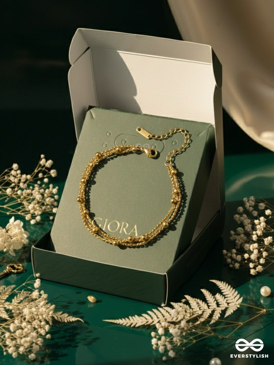 Giora Italia - The Soft Cascade –  Stainless Steel 18K Gold Plated Anti-Tarnish Bracelet