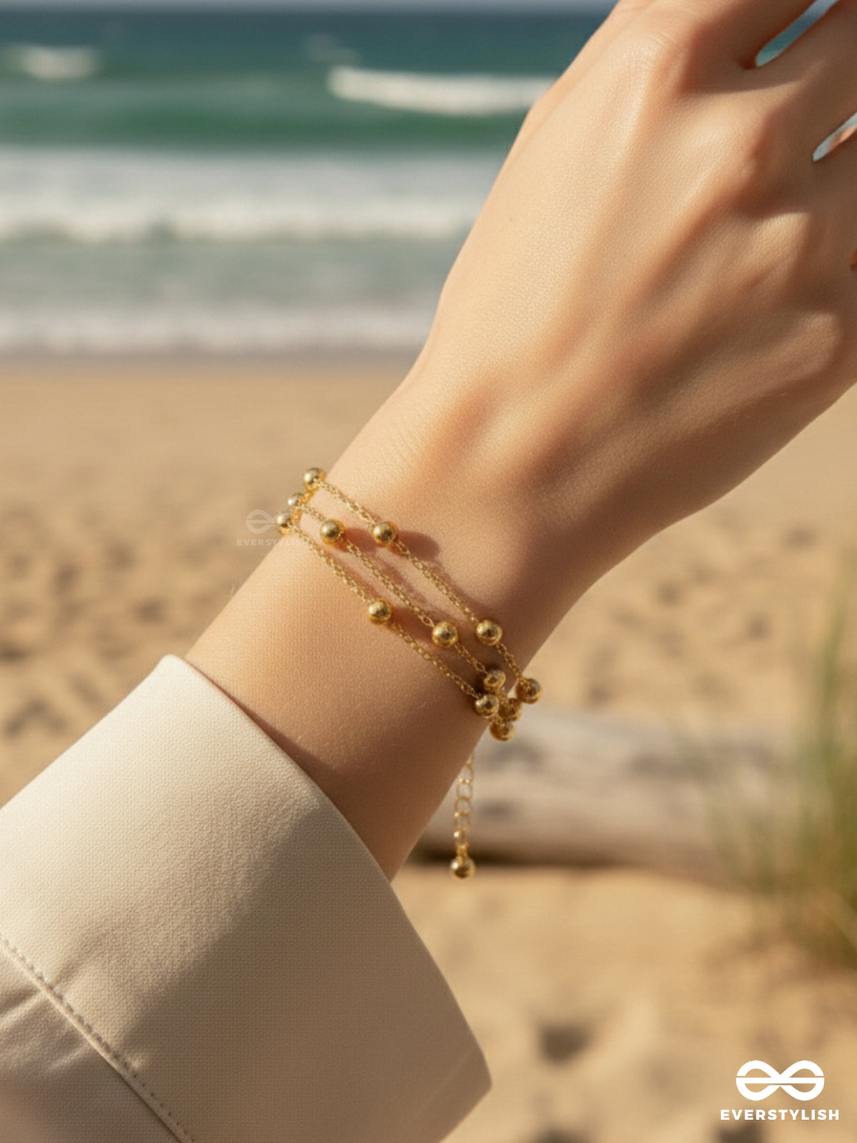 Giora Italia - The Soft Cascade –  Stainless Steel 18K Gold Plated Anti-Tarnish Bracelet