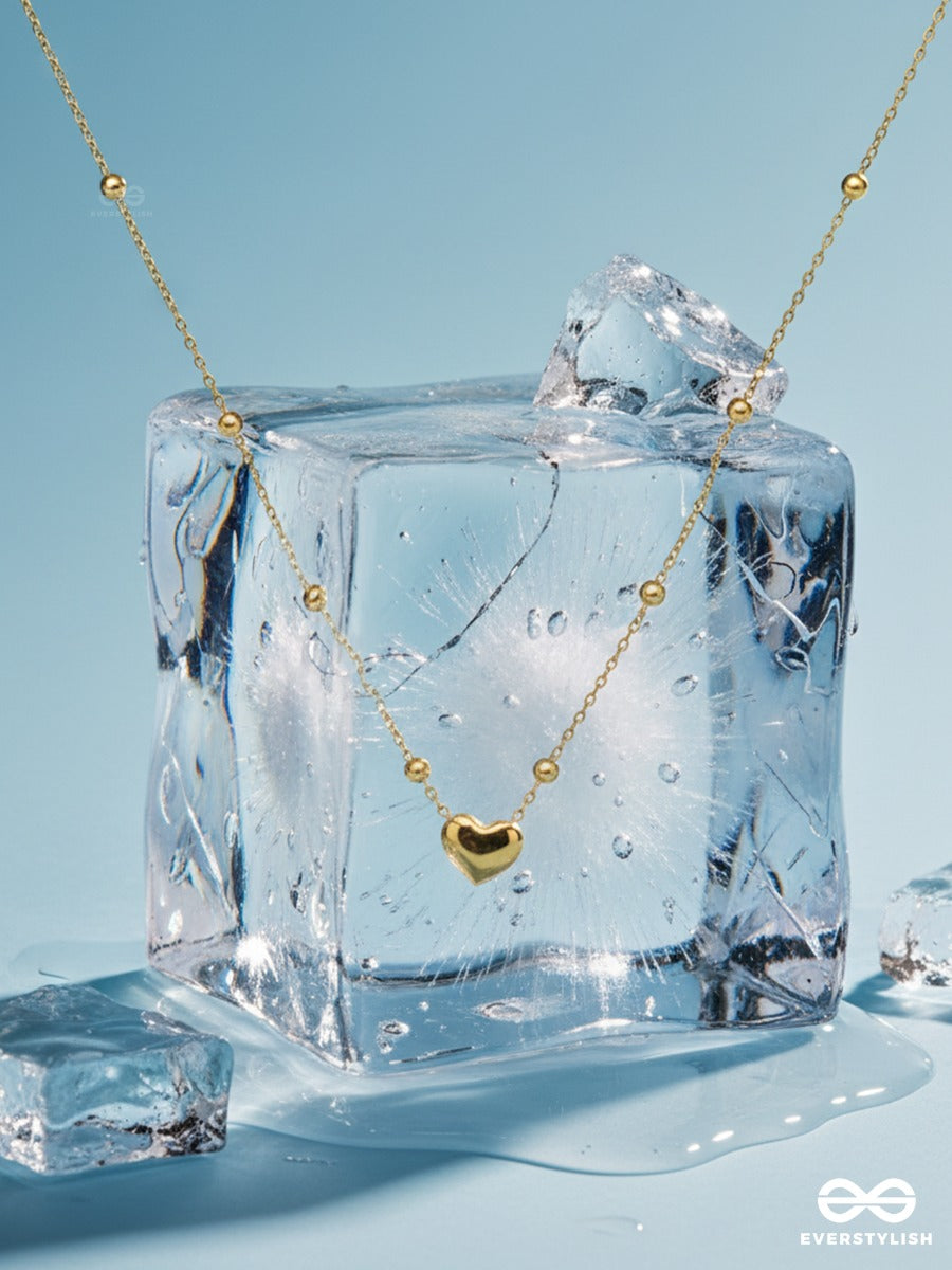 Giora Italia - Aurel Love – Stainless Steel 18K Gold Plated Anti-Tarnish Minimal Heart Necklace