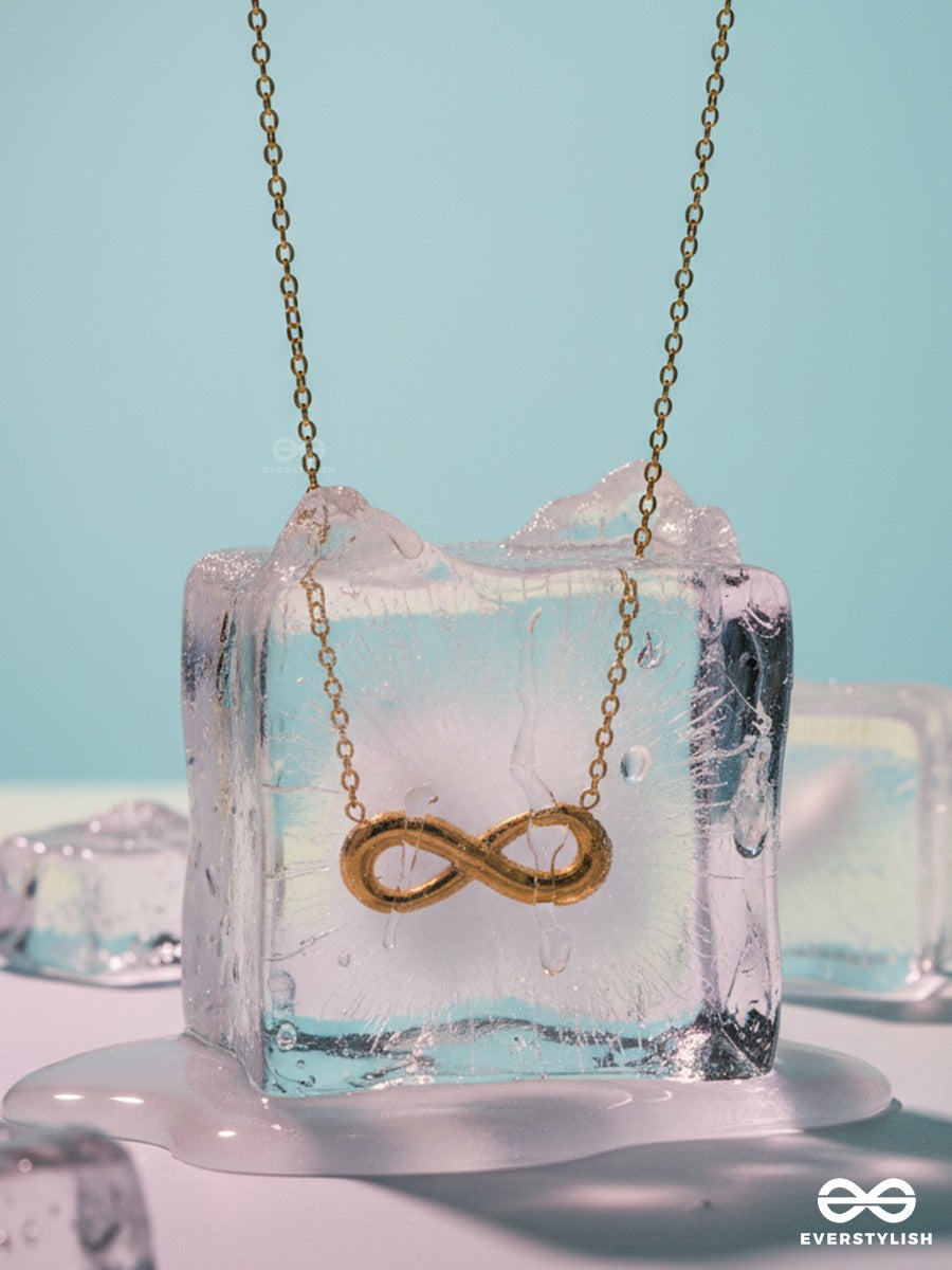 Giora Italia - Sign Of Always – Stainless Steel 18K Gold Plated Anti-Tarnish Infinity Pendant Necklace
