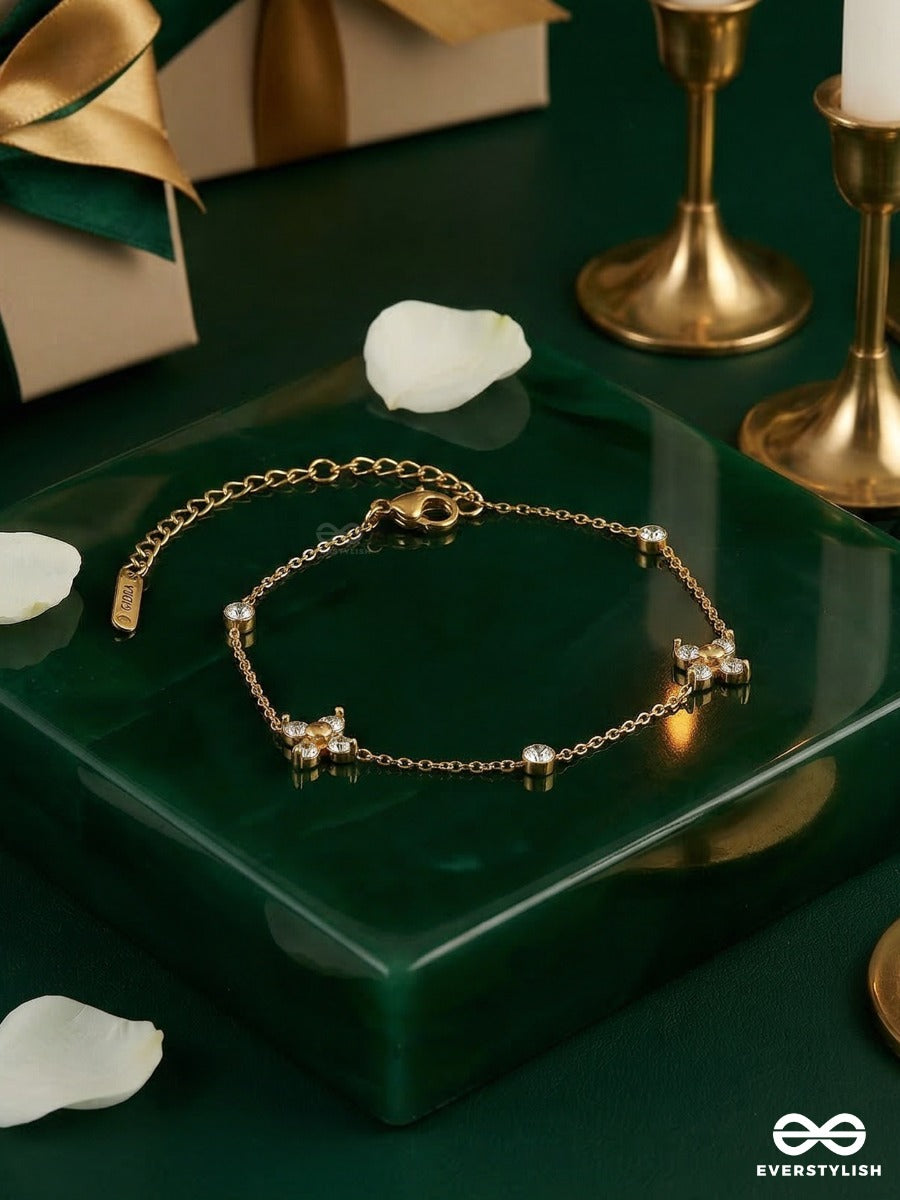 Giora Italia - Dewy Glow – Stainless Steel 18K Gold Plated Anti-Tarnish Minimal Chain Bracelet