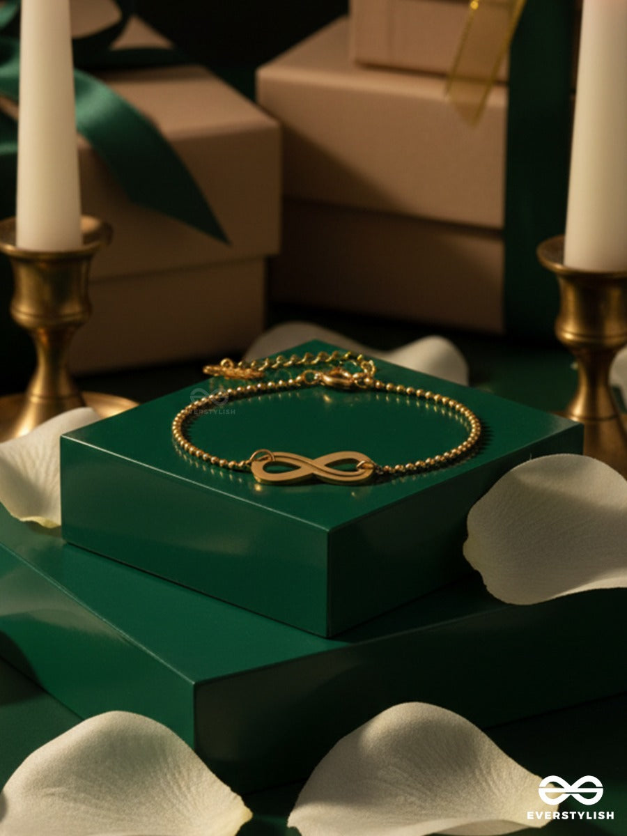 Giora Italia - Endless Form – Stainless Steel 18K Gold Plated Anti-Tarnish Infinity Bracelet