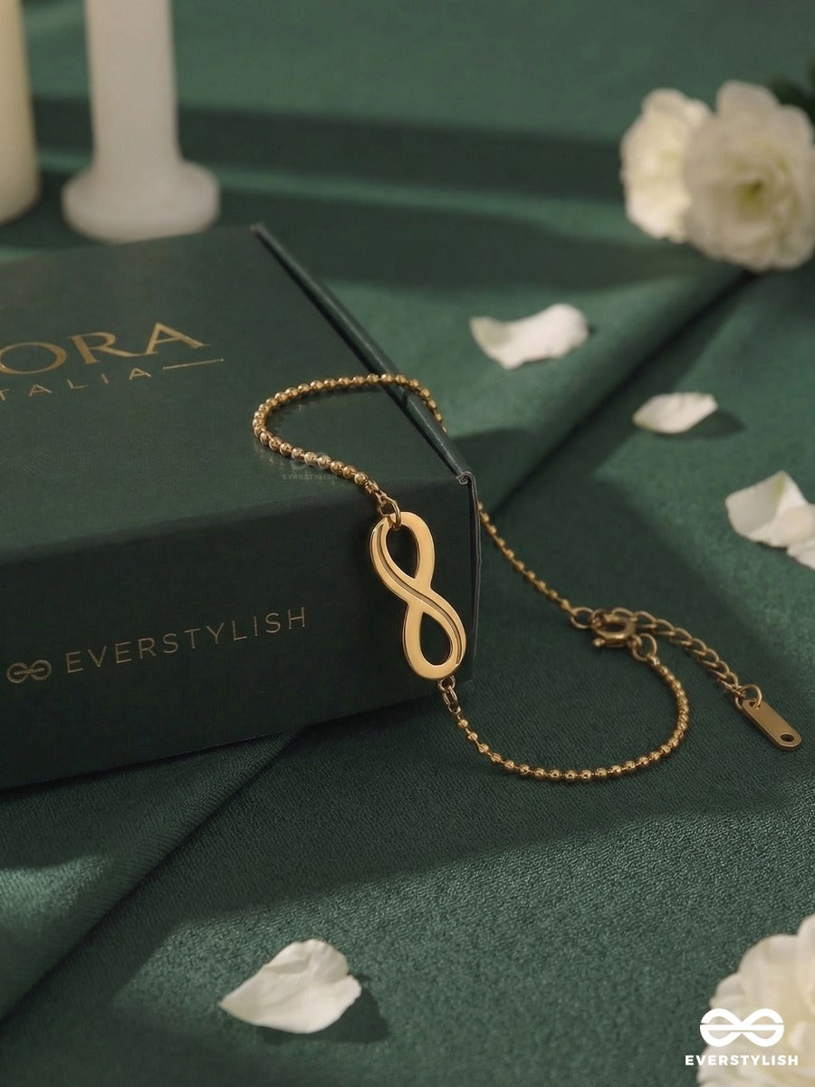 Giora Italia - Endless Form – Stainless Steel 18K Gold Plated Anti-Tarnish Infinity Bracelet