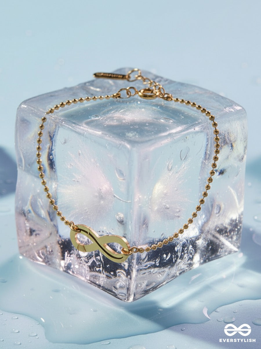 Giora Italia - Endless Form – Stainless Steel 18K Gold Plated Anti-Tarnish Infinity Bracelet