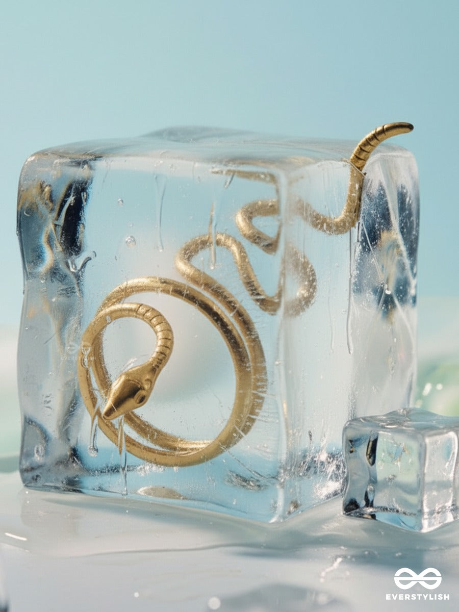 Giora Italia - Serpentine Love – Stainless Steel 18K Gold Plated Anti-Tarnish Snake Ring