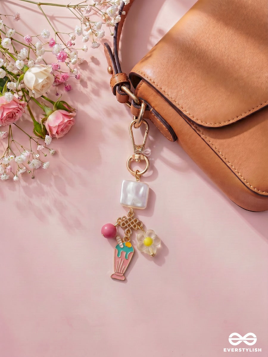 Candy Cubes – Playful Bag Charm With Pastel Details