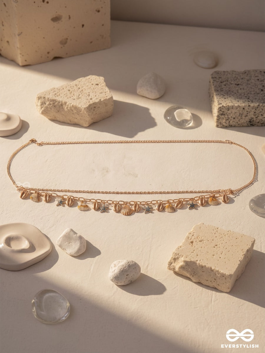 Maldiva – Ocean-Inspired Waist Chain With Shell Drops And Starfish Details