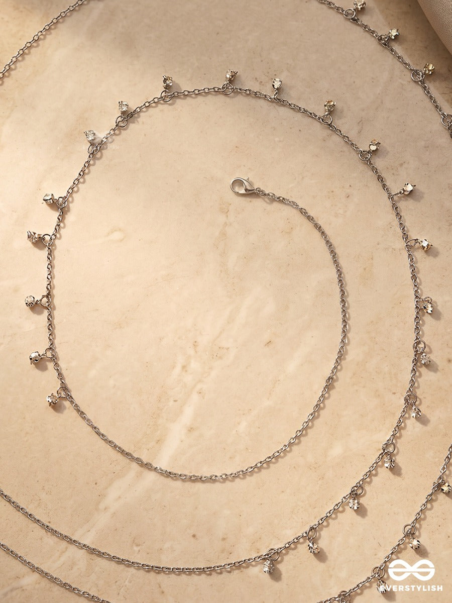 Star Signal – Dainty Silver Celestial Body Chain