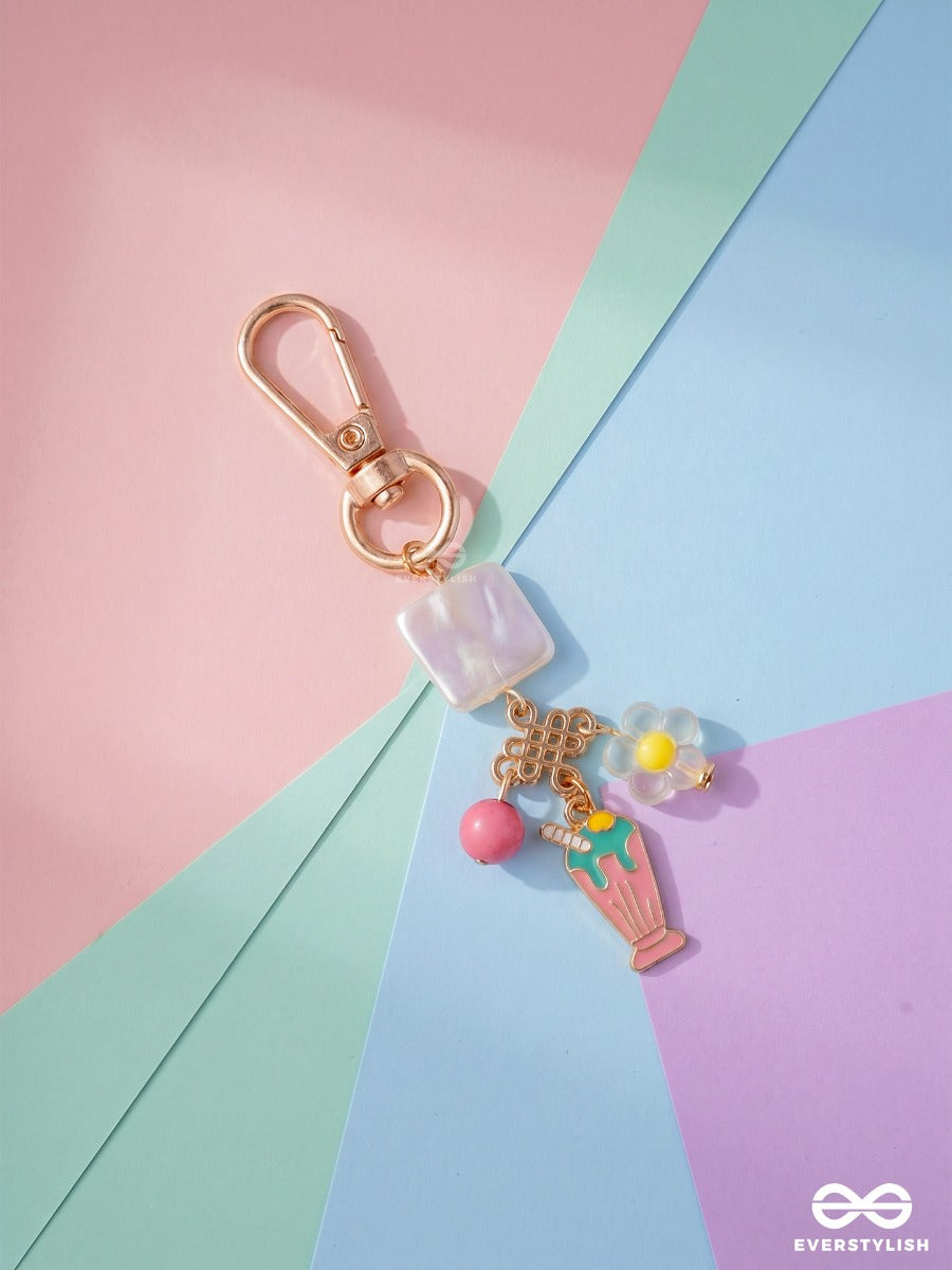 Candy Cubes – Playful Bag Charm With Pastel Details