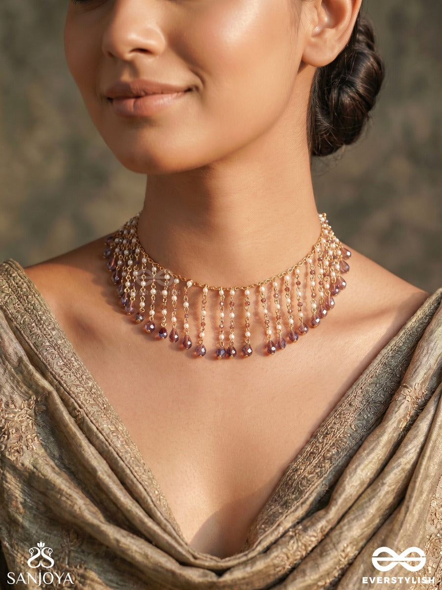 Aarohini – Ascending Grace – Convertible Body Jewellery That Can Be Styled As A Necklace Or  Shoulder Chain With Cascading Crystal Fringes