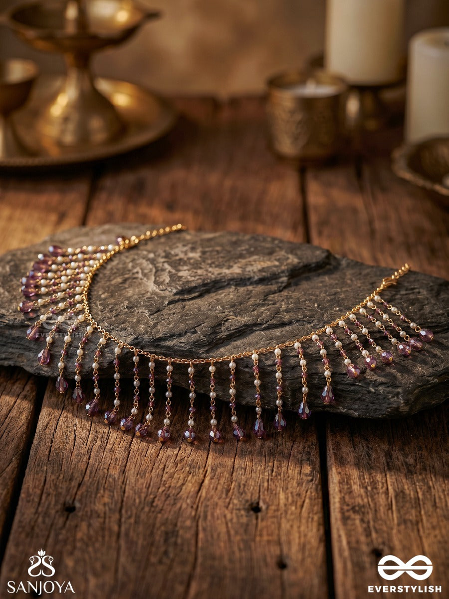 Aarohini – Ascending Grace – Convertible Body Jewellery That Can Be Styled As A Necklace Or  Shoulder Chain With Cascading Crystal Fringes