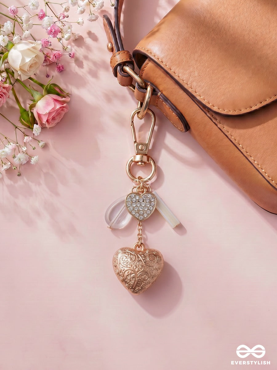 Heartwrapped – Cute Bag Charm With Heart Details