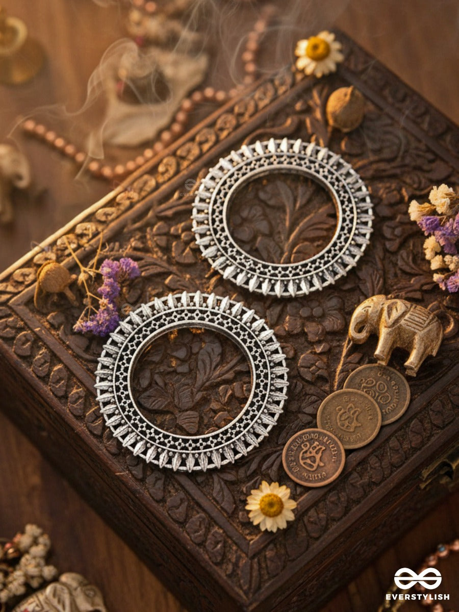 The Bohemian Tribals - Oxidised Boho Studs