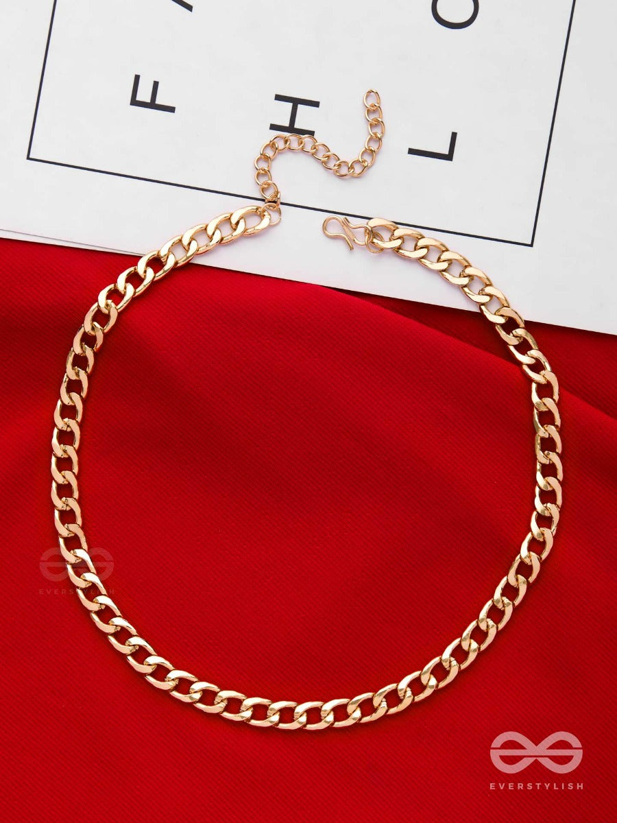 "The Chain Of Command" - Golden Statement Neckpiece