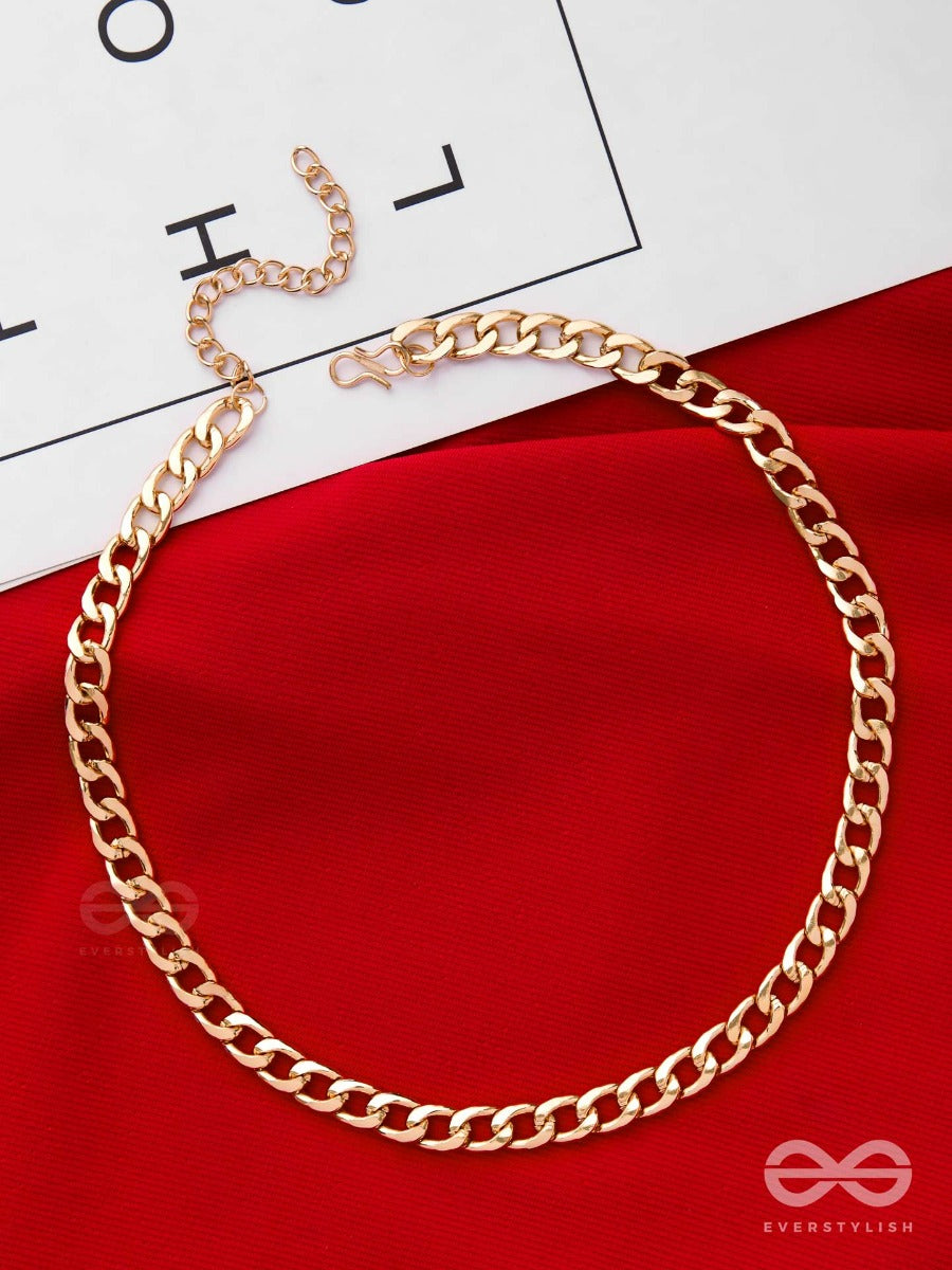 "The Chain Of Command" - Golden Statement Neckpiece