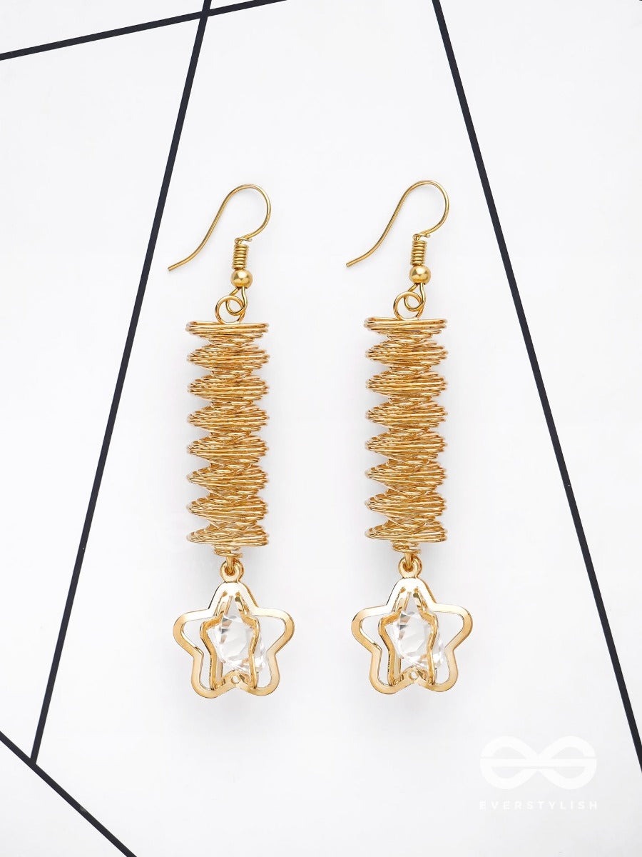 The Spiralling Studded Stars - The Golden Charm Collection