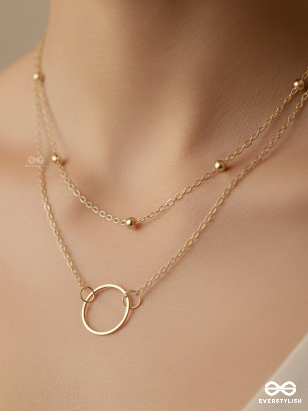 The Lavish Layers Of Elegance - Golden Multilayered Neckpiece