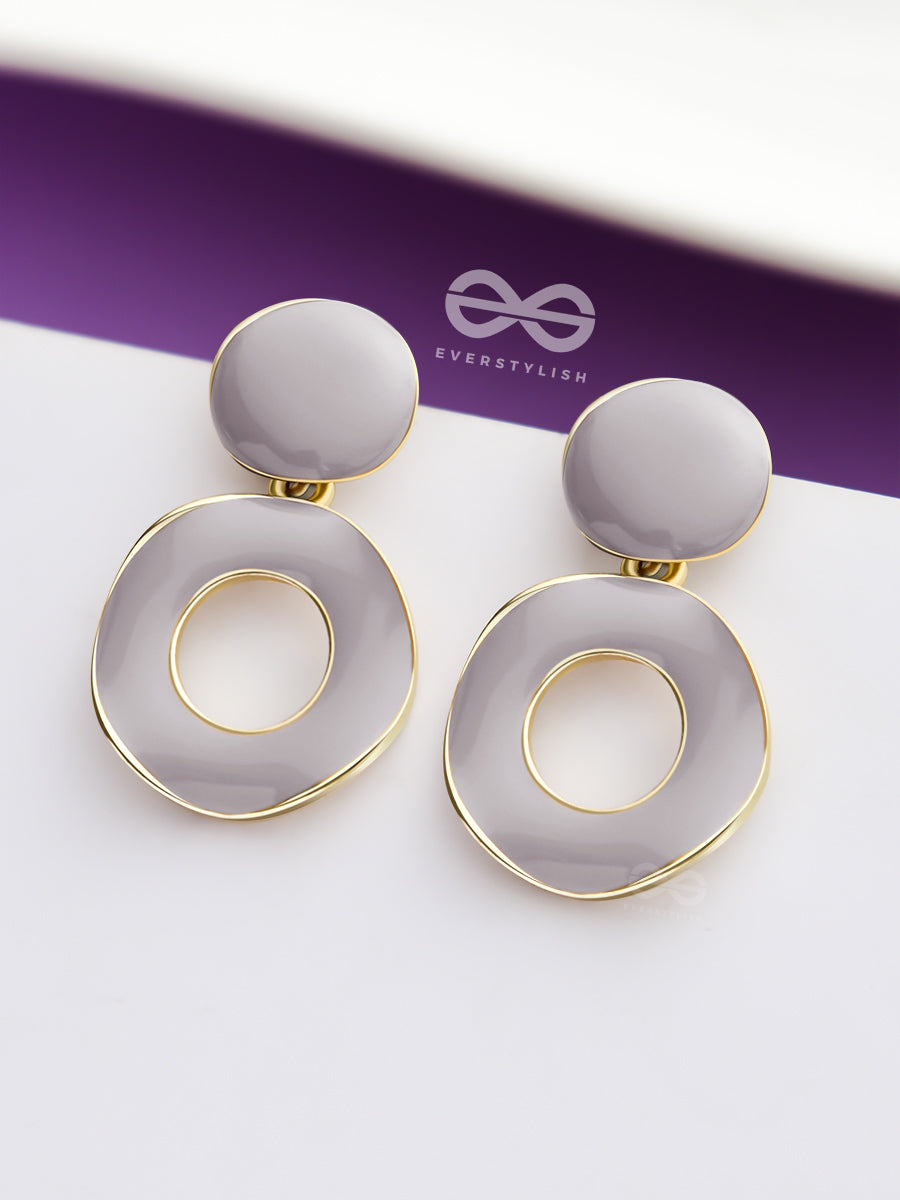 The Classy Glam - Statement Enammed Earrings
