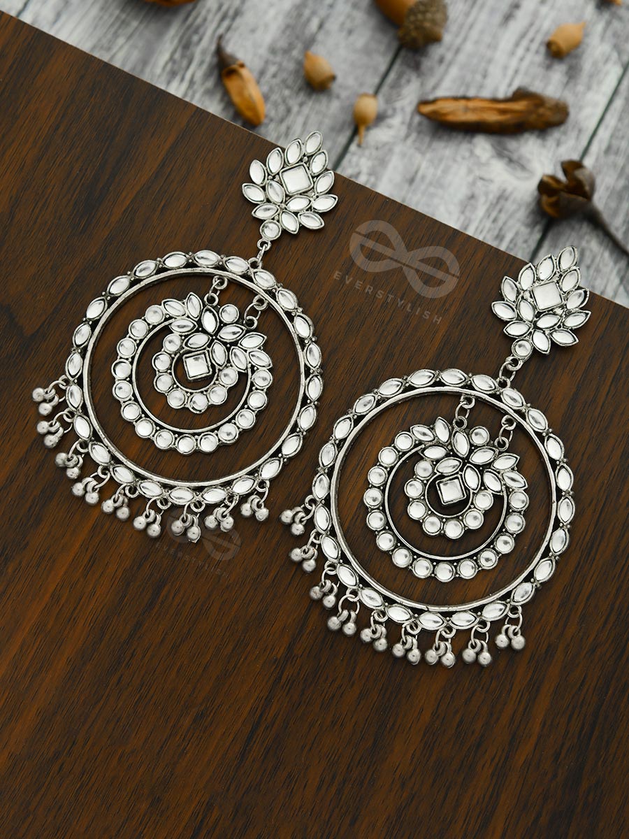 The Statement Of Elegance - Statement Embellished Danglers