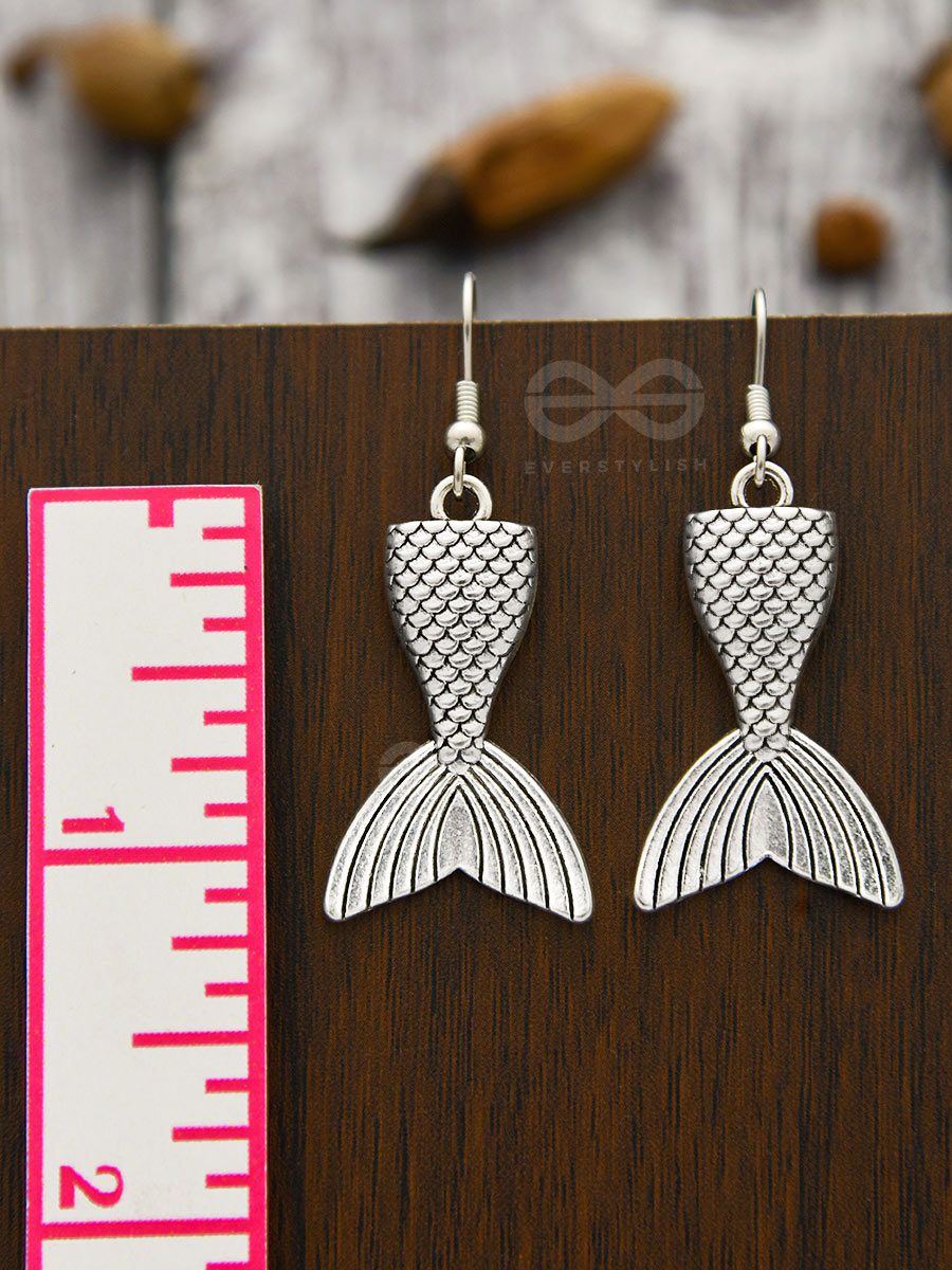 "For The Mermaid In Me" Danglers - Tiny Trinket Earrings
