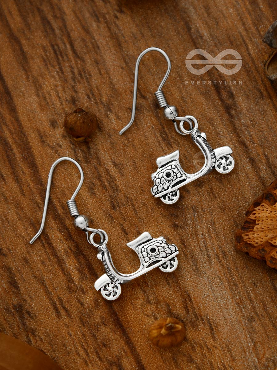 "I'mma Scoot Away Now" - Tiny Trinket Earrings